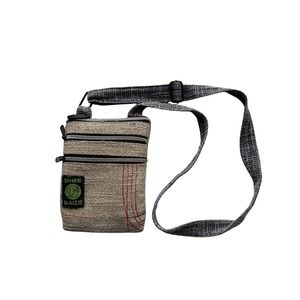Dime Bags Hemp Blend Crossbody Bag With Zip Pockets
